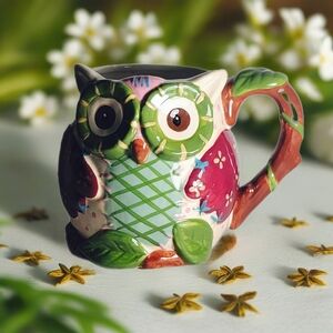 Embrace Quirky Sips of Joy with Pier 1 Olli the Adorable Owl Cup